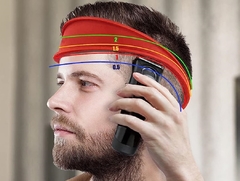 Guia de Posicionamento de Silicone para Corte de Cabelo / Degradê Fade Disfarce Pezinho