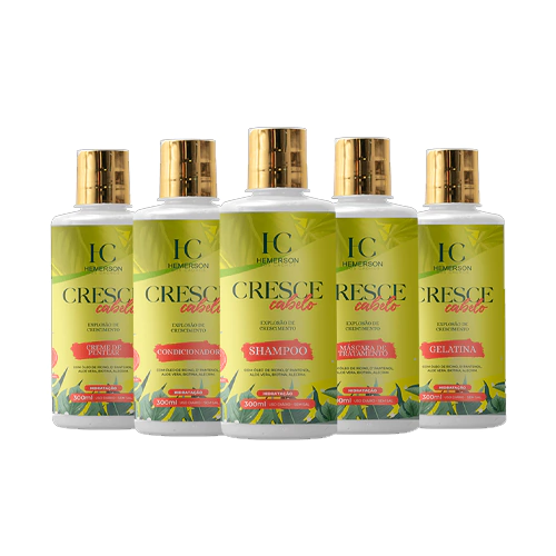 Kit Cresce Cabelo Hemerson dos Cachos - 300ML