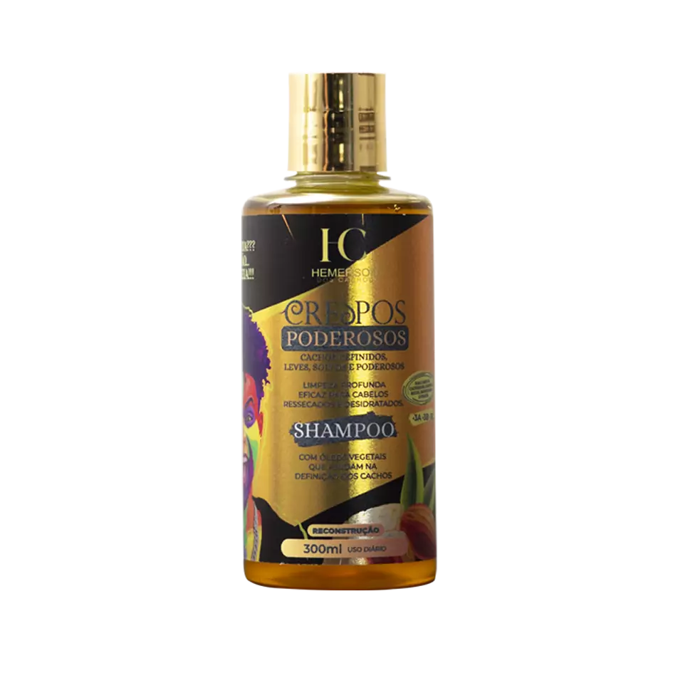 Shampoo Crespos Poderosos - Hemerson dos Cachos - 300ml
