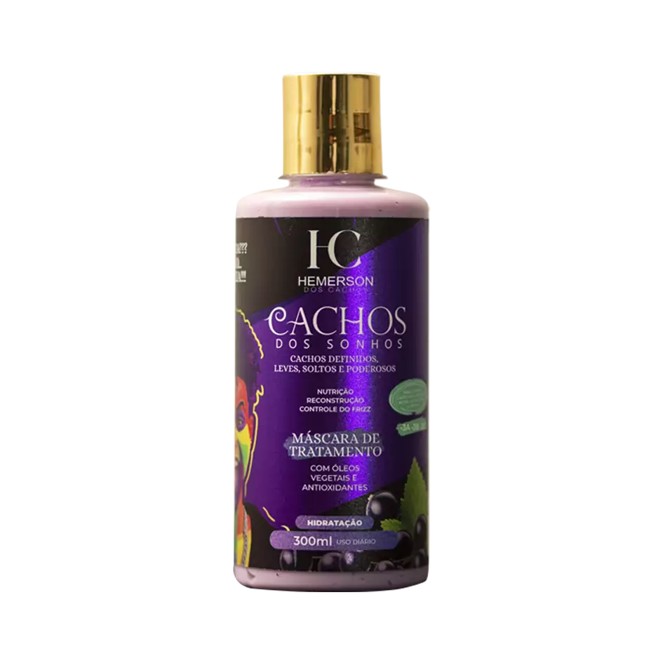 Máscara de Tratamento Cachos dos Sonhos - Hemerson dos Cachos - 300ml