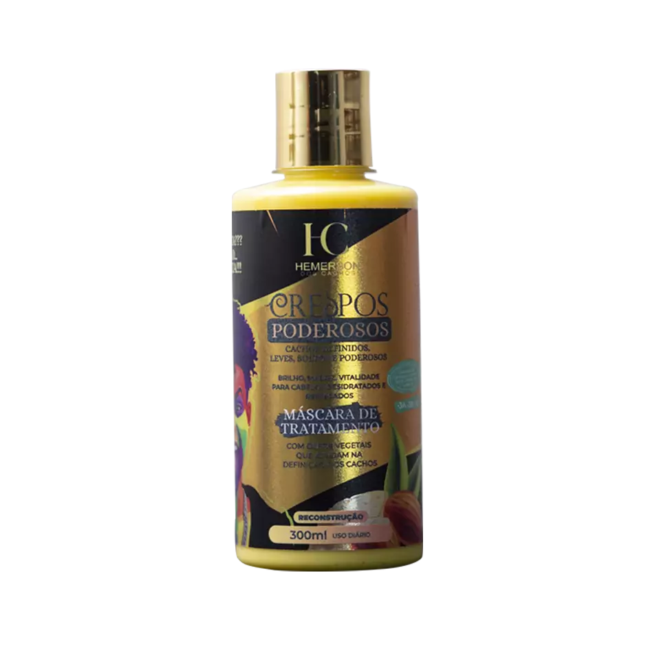 Máscara de Tratamento Crespos Poderosos - Hemerson dos Cachos - 300ml