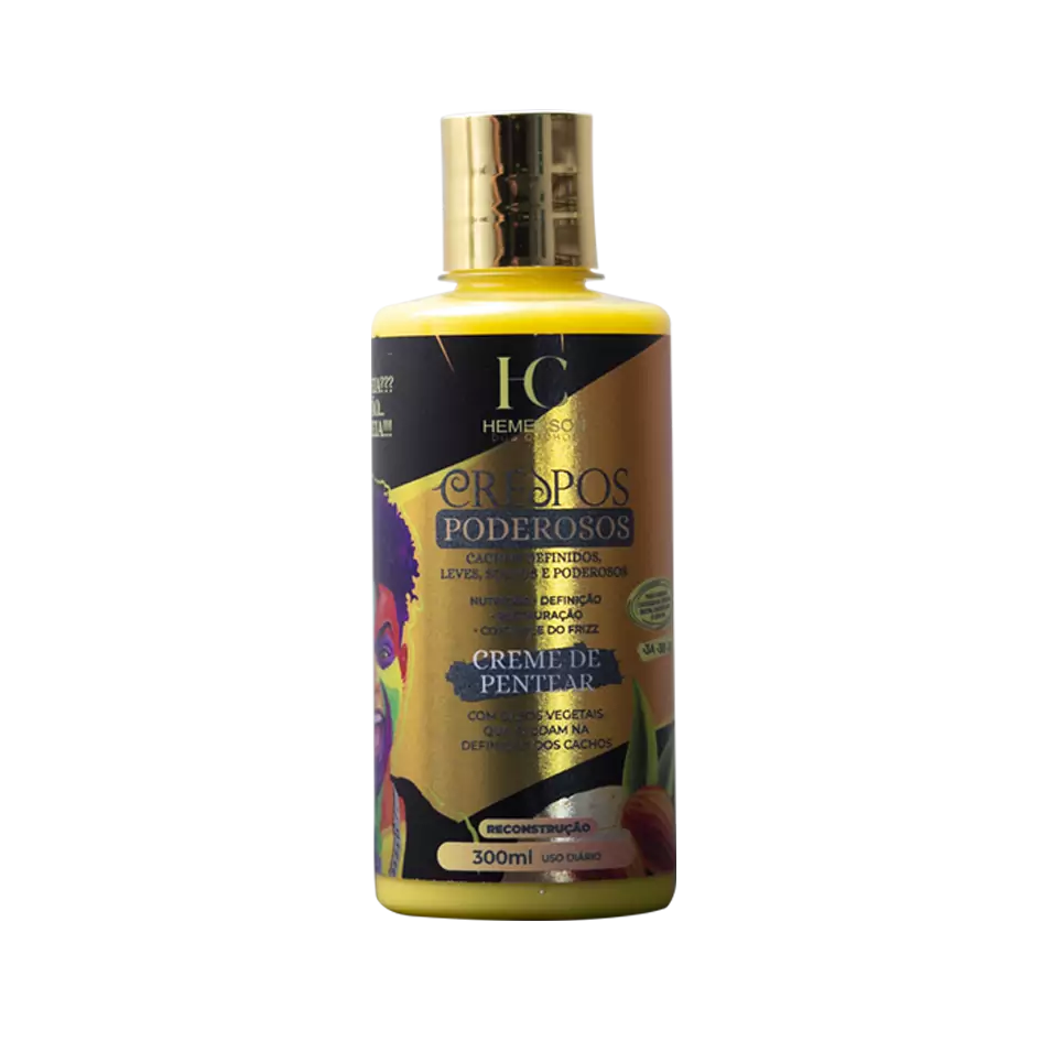 Creme de Pentear Crespos Poderosos - Hemerson dos Cachos - 300ml
