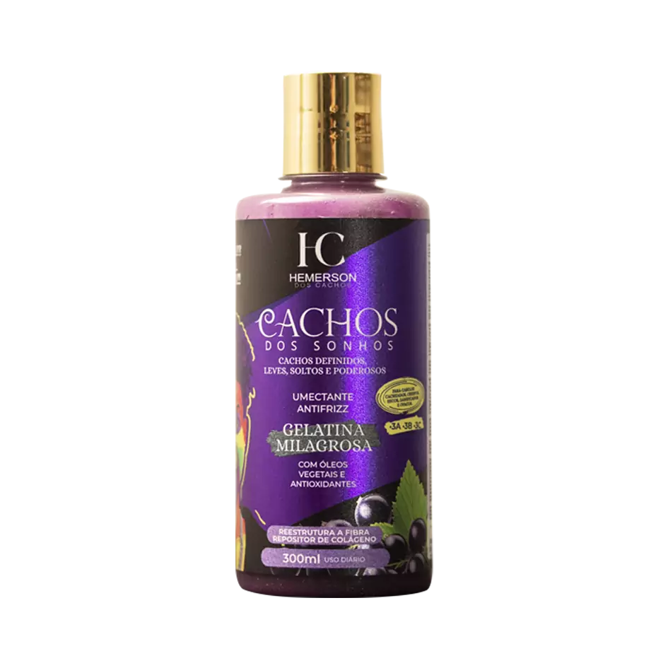 Gelatina Milagrosa Cachos dos Sonhos - Hemerson dos Cachos - 300ml