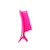 Clips Plástico Separador de Mechas Com Pente Pequena - Rosa