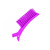 Clips Plástico Separador de Mechas Com Pente Pequeno - Roxo na internet