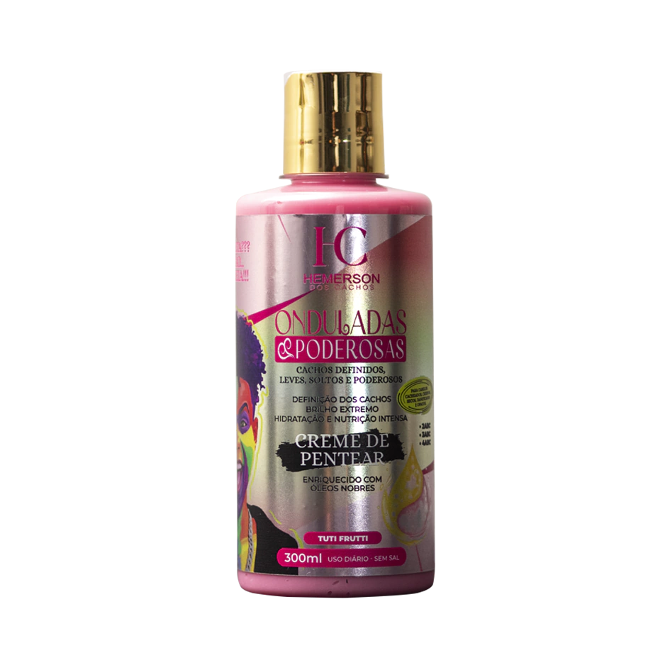 Creme de Pentear Onduladas Poderosas - Hemerson dos Cachos - 300ml