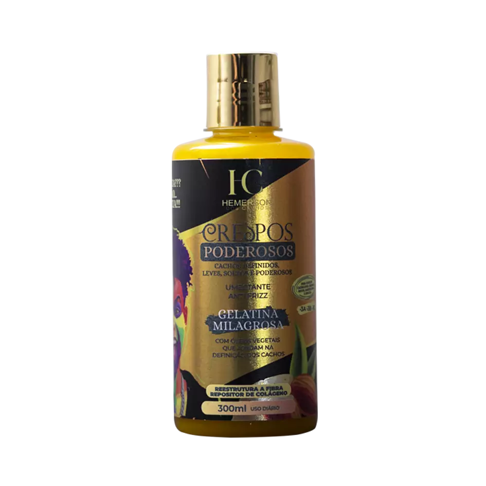 Gelatina Milagrosa Crespos Poderosos - Hemerson dos Cachos - 300ml