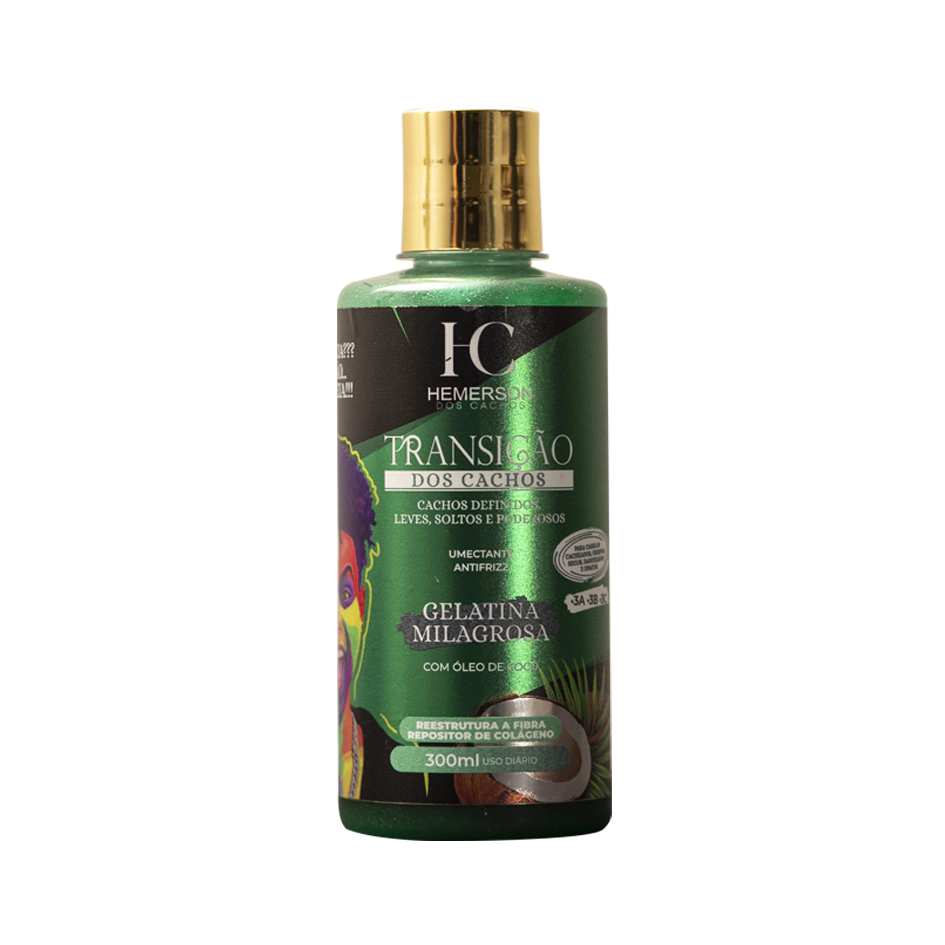 Gelatina Milagrosa Transição - Hemerson dos Cachos - 300ml