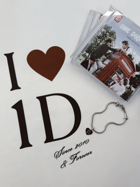 Camiseta I love 1D - One Direction - comprar online