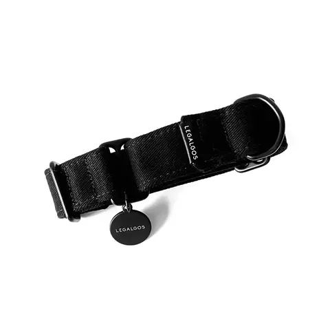 COLEIRA MARTINGALE - 4cm Black (pronta-entrega)