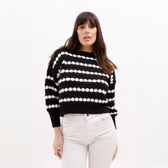 Suéter Salomé, único y cómodo, ideal para tallas M a 2XL. 