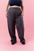 Calça Wide Leg Alfaiataria Cinza Chumbo Wear Ever