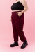 Calça Capri com Ziper Vinho Classic - loja online