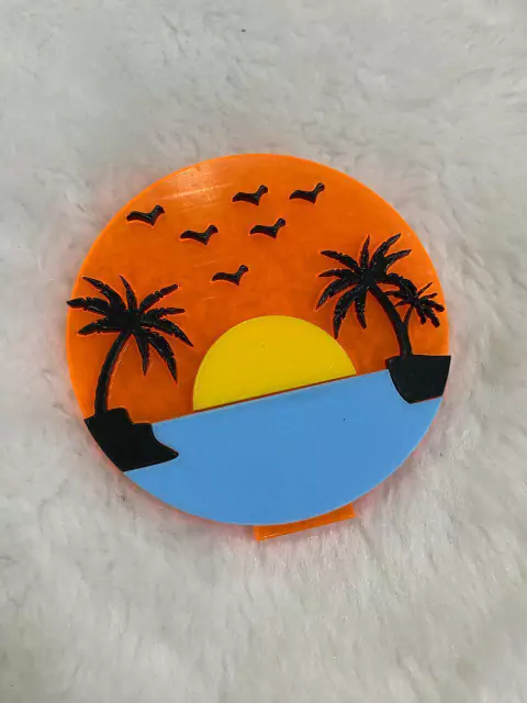 Moana - Painel redondo