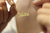 Colar personalizado com 1 com nome folheado a ouro 18k
