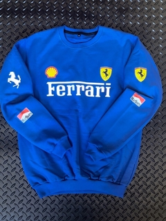 buzo ferrari azul - comprar online