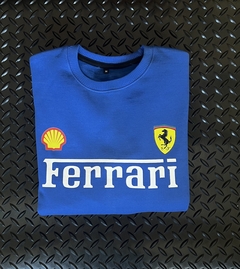 buzo ferrari azul