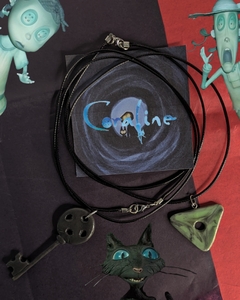 Colares Coraline (chave ou pedra)