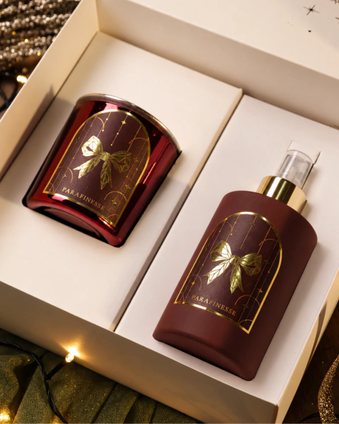 Caixa presente Rubi - Vela + Home Spray