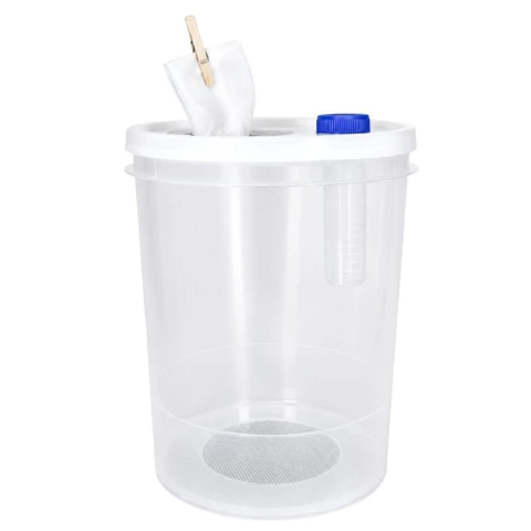 POTE ENTOMOLÓGICO 1000 mL SEMI-TRANSPARENTE COM TAMPA DE PRESSÃO NOSLIMED – PE-1000