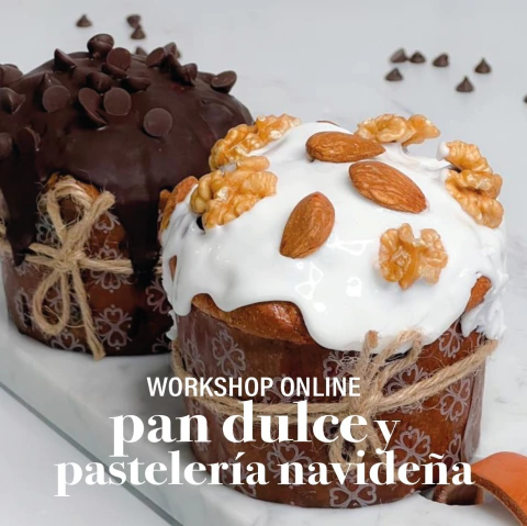 Workshop online de Pan dulce y pasteieria navideña + bonus postres en vaso 2