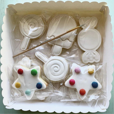 Box cookies acuarelables