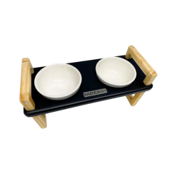 comedouro elevado preto G - comprar online