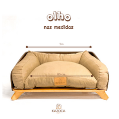 Kazoca Kali kochi com estofado de tecido 100% algodão, G - Kazoca Pet