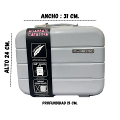 Valija Agarrate Catalina mediana 24" + Beauty de mano
