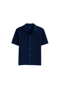 CAMISA TEJIDA CALADA MARINE PREMIUM