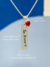 Colar Personalizado Retangular - comprar online