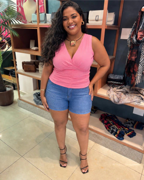 Short Jeans Plus Size Raiane