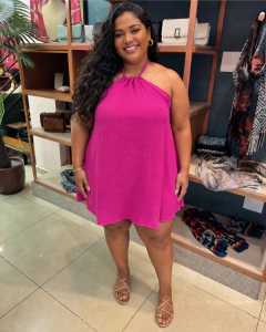 Vestido Macaquinho Plus Size Thaís