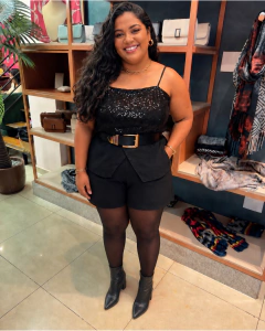 Macaquinho Plus Size Cristine