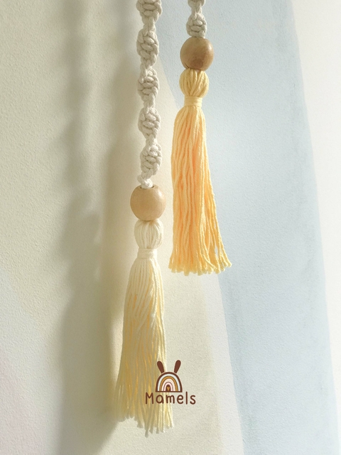 Cordão decorativo de macramê