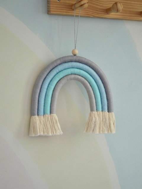 Arco-Íris macramê