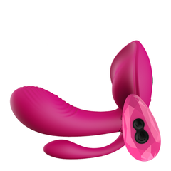 Vibrador com Penetrador Anal 7 Modos de Vibração