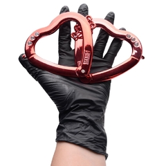 Algema de Coração em Metal Vermelho - comprar online
