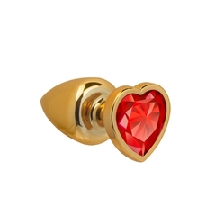 Plug Anal Coração Unique - Gold na internet