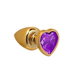 Plug Anal Coração Unique - Gold - comprar online