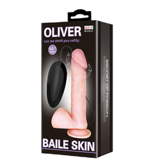 Prótese em Cyber Skin com Rotação e Vibração - 19,5 x 4,4cm - comprar online
