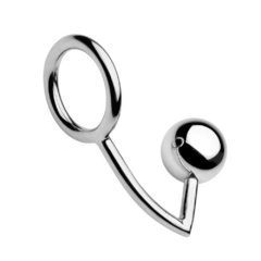 Anel de Escroto com Plug Anal | G