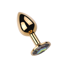 Plug Anal Dourado Pedra | P - loja online