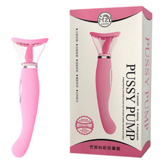 Vibrador com Bomba Vaginal 7 Modos de Vibração