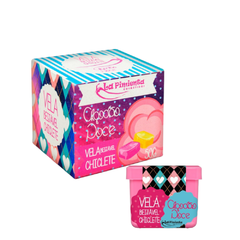 Vela Beijável Chiclete
