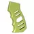 BLACKWOLF GRIP ALUMINUM SKELETONIZED 155 FOR M4 GBBR LEMON GREEN - comprar online