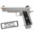 SALIENT ARMS EMG ARMORER WORKS GBB 2011 4.3 FULL AUTO BLOWBACK AIRSOFT PISTOL SILVER
