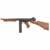 KINGARMS AEG M1A1 THOMPSON SMG AIRSOFT RIFLE BLACK & WOOD