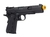 Pistola Airsoft G&G GBB GX45 MKV Blowback na cor preta com cano laranja