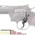 Detalhe interno do revolver Airsoft King Arms GBB .357 Python 2.5", destacando peças como gatilho e cilindro.